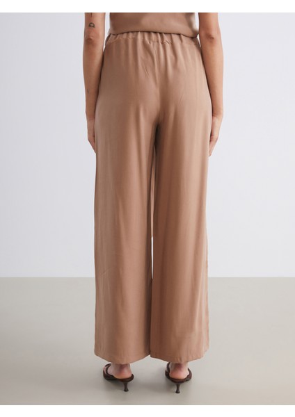 Beli Lastikli Geniş Paça Kadın Pantolon fırsatları