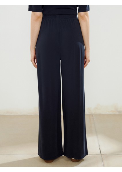 Beli Lastikli Modal Karışımlı Kadın Eşofman Altı