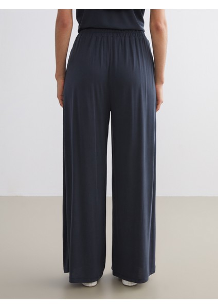 Beli Lastikli Modal Karışımlı Kadın Eşofman Altı