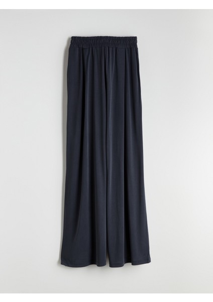 Beli Lastikli Modal Karışımlı Kadın Eşofman Altı