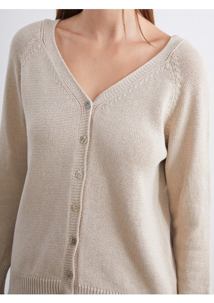 V Yaka Kadın Triko Hırka fiyatları