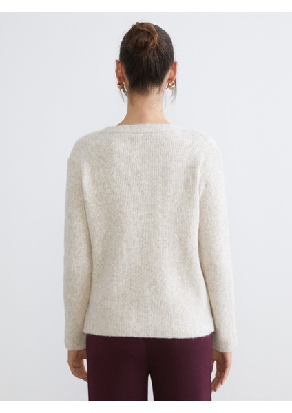 V Yaka Kadın Triko Hırka fırsatları