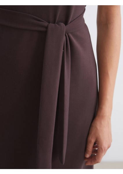 Bisiklet Yaka Kuşaklı Elbise modelleri