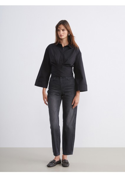 Balloon Fit Kadın Jean Pantolon