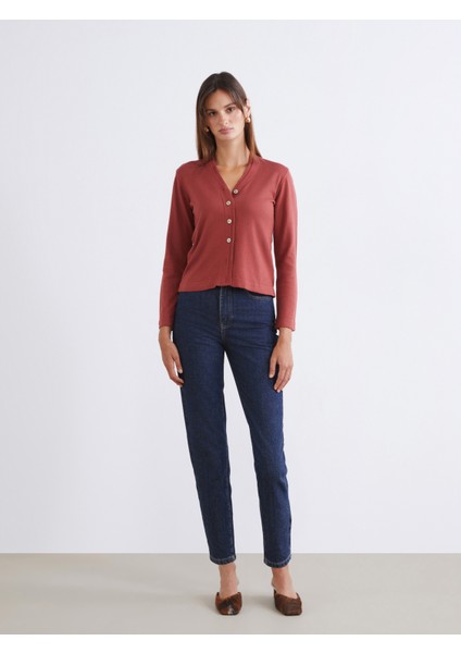 V Yaka Kadın Triko Hırka fiyatları