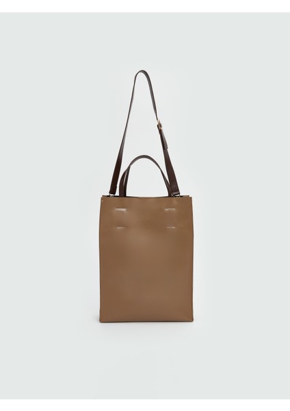 Deri Görünümlü Kadın Kol Çantası modelleri