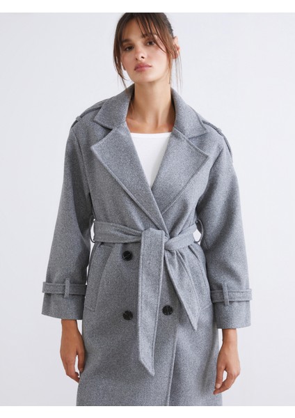 Kruvaze Yaka Kadın Kaşe Kaban fiyatları