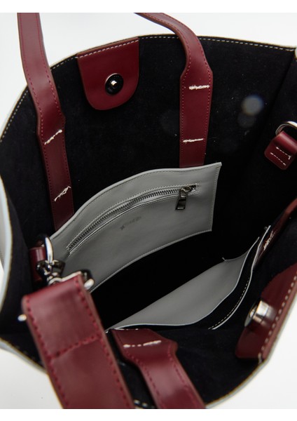 Deri Görünümlü Kadın Omuz Çantası fırsatları