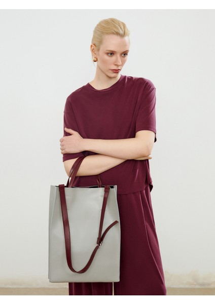 Deri Görünümlü Kadın Omuz Çantası indirimleri