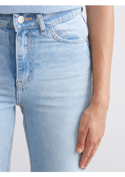 Wideleg Kadın Jean Pantolon modelleri