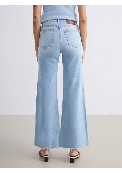 Wideleg Kadın Jean Pantolon indirimleri