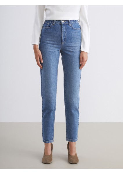 Slim Mom Kadın Jean Pantolon fiyatları