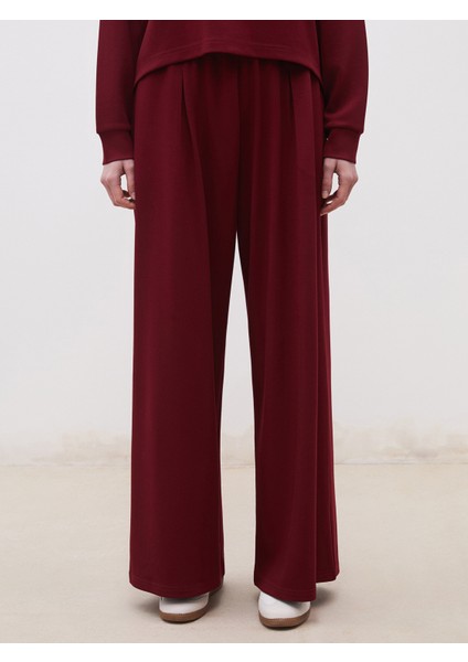 Beli Lastikli Geniş Paça Kadın Eşofman Altı fiyatları