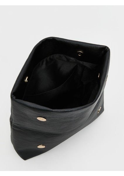 Deri Görünümlü Kadın El Çantası