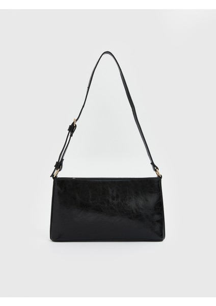 Deri Görünümlü Kadın Kol Çantası