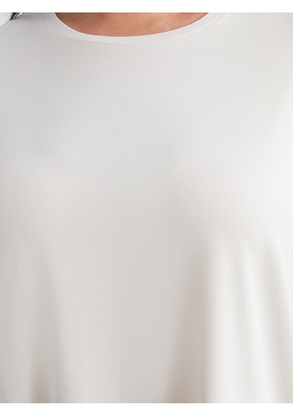 Büyük Beden Modal Karışımlı Kadın Tişört modelleri