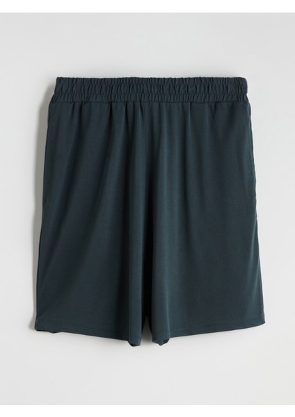 Beli Lastikli Kadın Şort