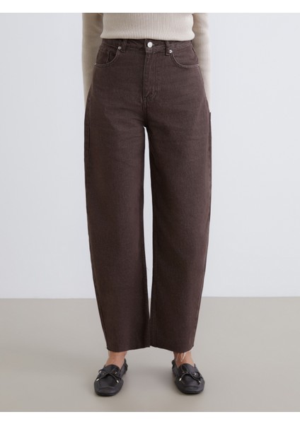 Baggy Fit Kadın Jean Pantolon fiyatları