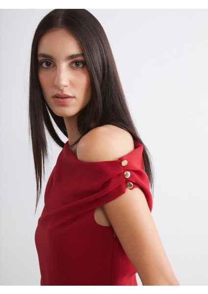 Kayık Yaka Büzgülü Kadın Tulum fiyatları