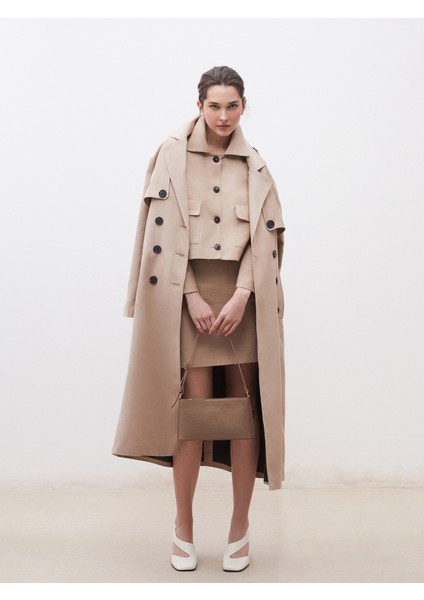 Deri Görünümlü Kadın Kol Çantası modelleri