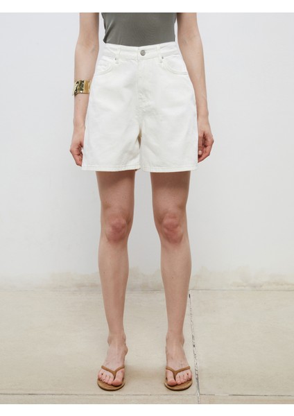 Loose Fit Kadın Jean Şort fiyatları