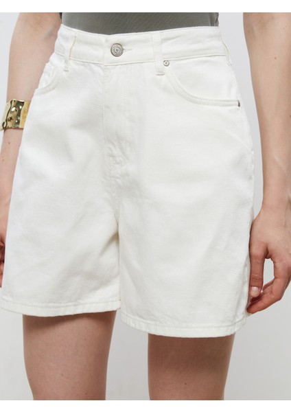 Loose Fit Kadın Jean Şort modelleri