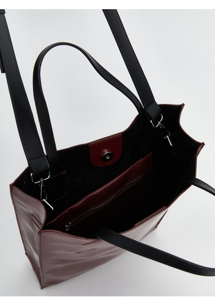 Deri Görünümlü Kadın Kol Çantası fırsatları