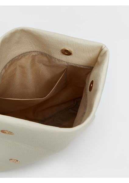 Deri Görünümlü Kadın El Çantası