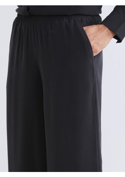 Beli Lastikli Modal Karışımlı Kadın Pantolon modelleri