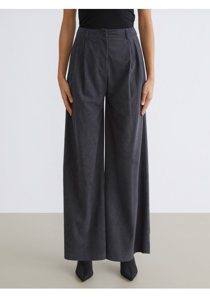 Geniş Paça Kadın Kadife Pantolon fiyatları