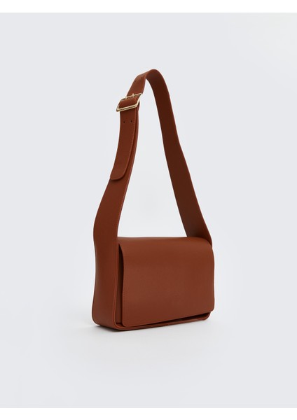 Deri Görünümlü Kadın Omuz Çantası modelleri