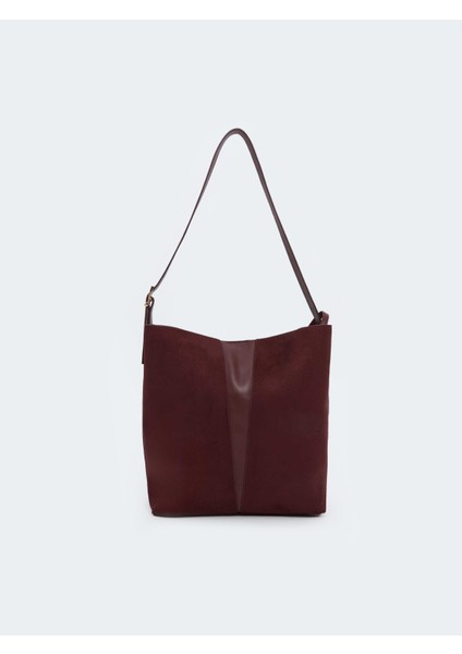 Süet Görünümlü Kadın Omuz Çantası ve Cüzdan fiyatları