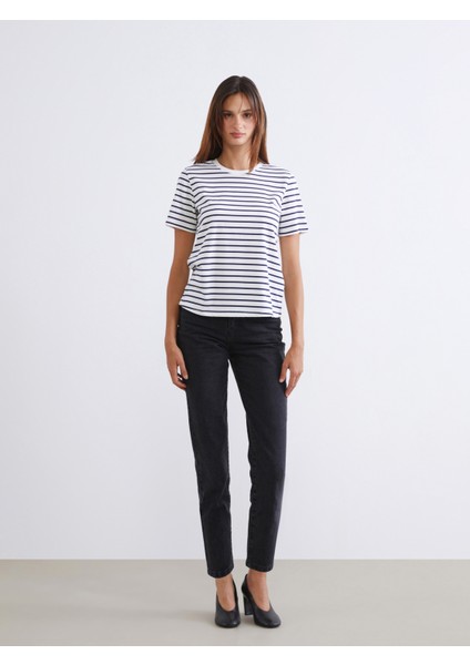 Bisiklet Yaka Kadın Tişört 2'li fırsatları