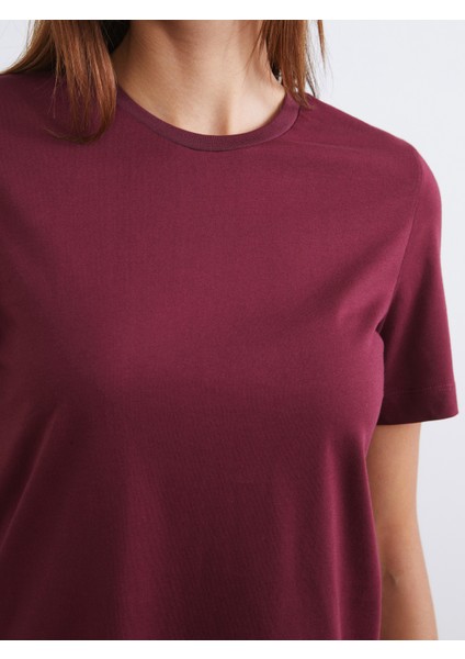 Bisiklet Yaka Kadın Tişört 2'li