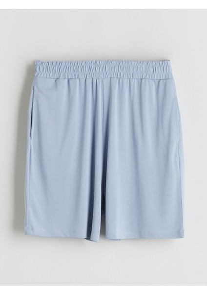 Beli Lastikli Kadın Şort
