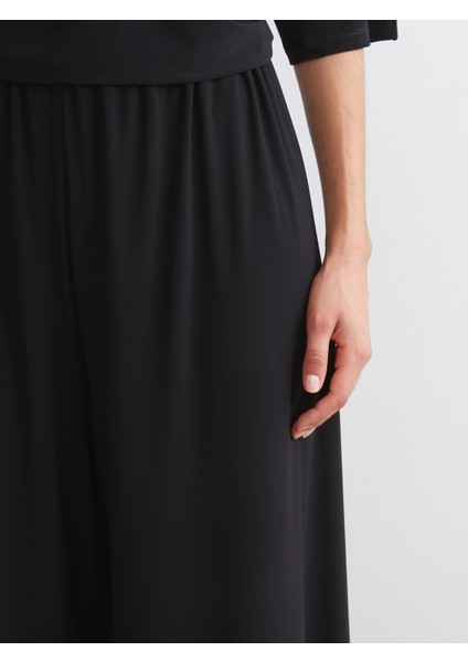 Beli Lastikli Geniş Paça Kadın Pantolon modelleri