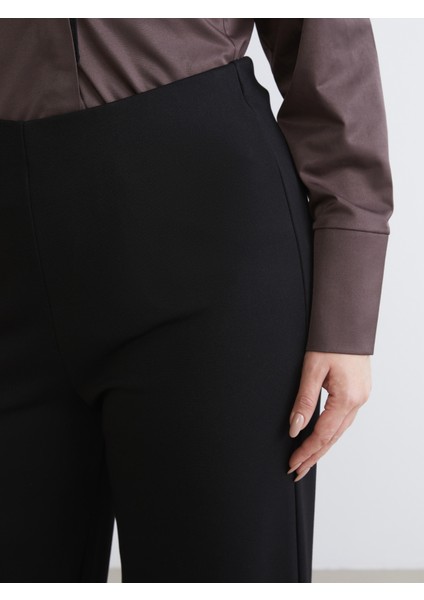 Büyük Beden Beli Lastikli Kadın Pantolon modelleri