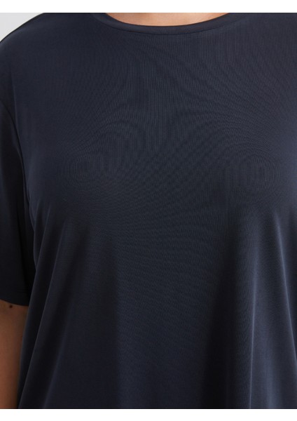 Büyük Beden Modal Karışımlı Kadın Tişört modelleri