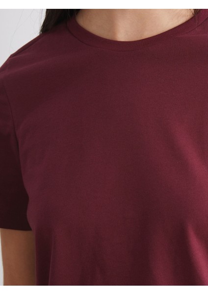 Bisiklet Yaka Kadın Tişört 2'li indirimleri