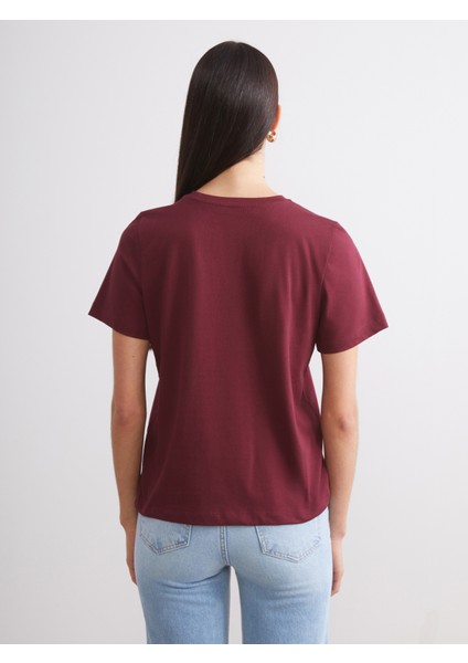 Bisiklet Yaka Kadın Tişört 2'li