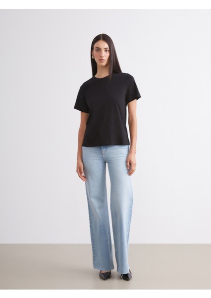 Bisiklet Yaka Kadın Tişört 2'li fiyatları