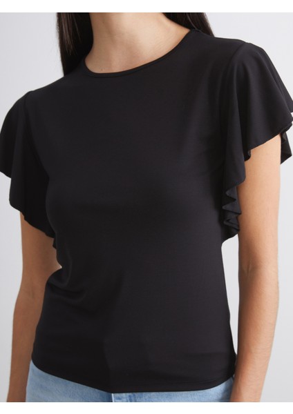 Bisiklet Yaka Kadın Tişört modelleri