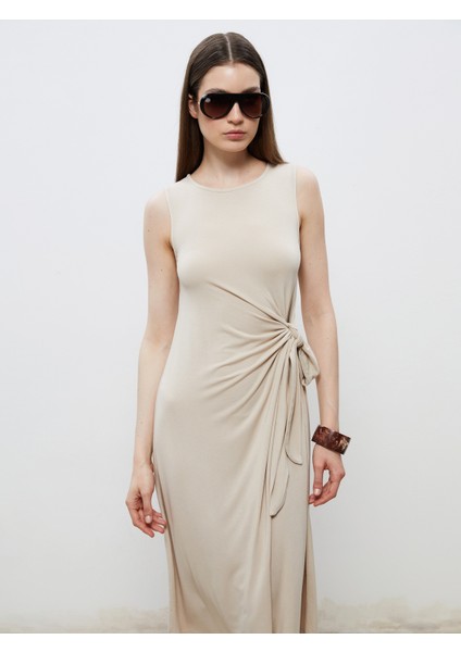 Bisiklet Yaka Büzgülü Elbise modelleri