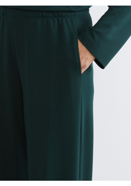 Beli Lastikli Geniş Paça Kadın Eşofman Altı modelleri