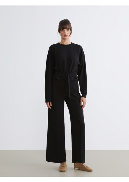 Yüksek Belli Kadın Eşofman Altı