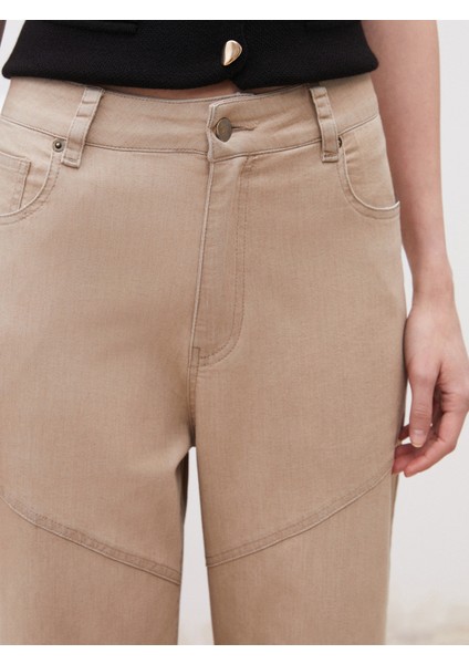 Wideleg Kadın Jean Pantolon modelleri