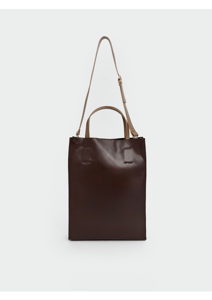 Deri Görünümlü Kadın Kol Çantası modelleri