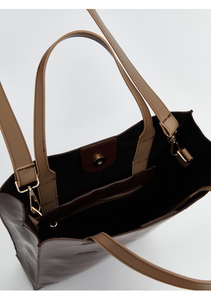 Deri Görünümlü Kadın Kol Çantası indirimleri