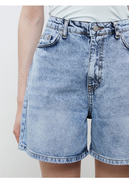 Loose Fit Kadın Jean Şort modelleri