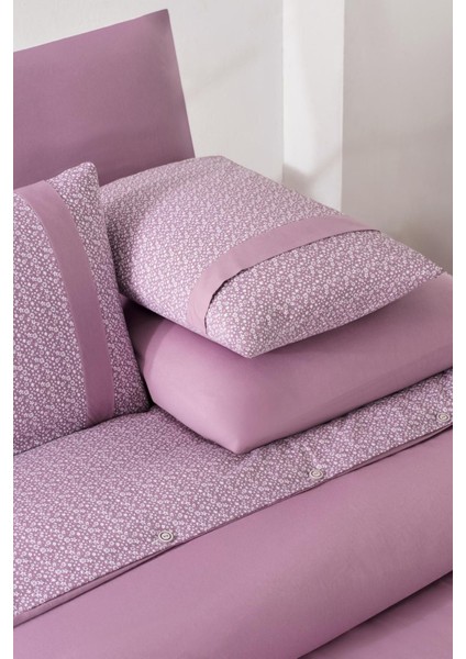 Pamuklu Çift Kişilik Nevresim Takımı Çiçekli modelleri